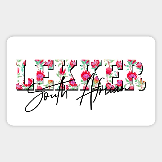 Lekker South African Protea Magnet by KindlyHarlot